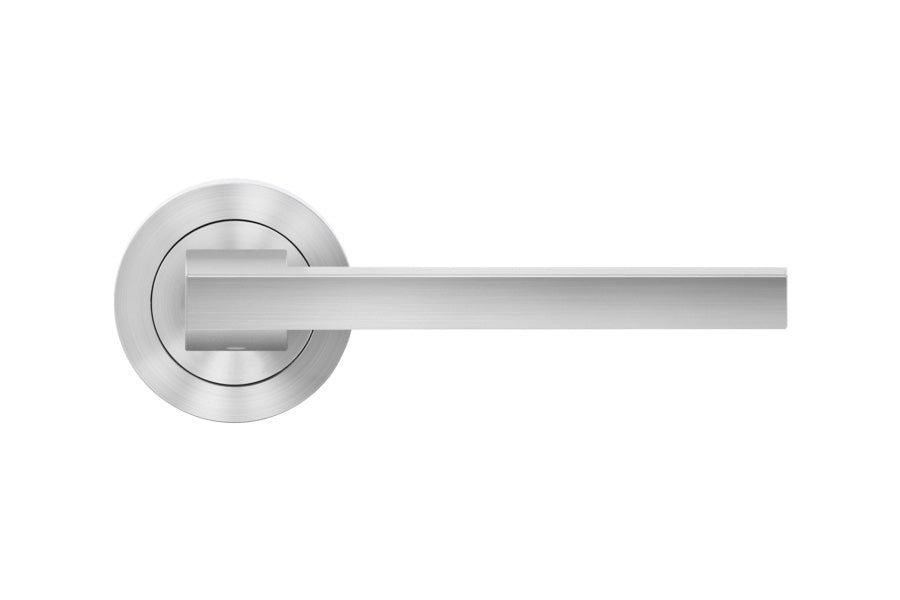 Karcher Design Boston 3-Piece Rose Leverset for Custom-bored Door