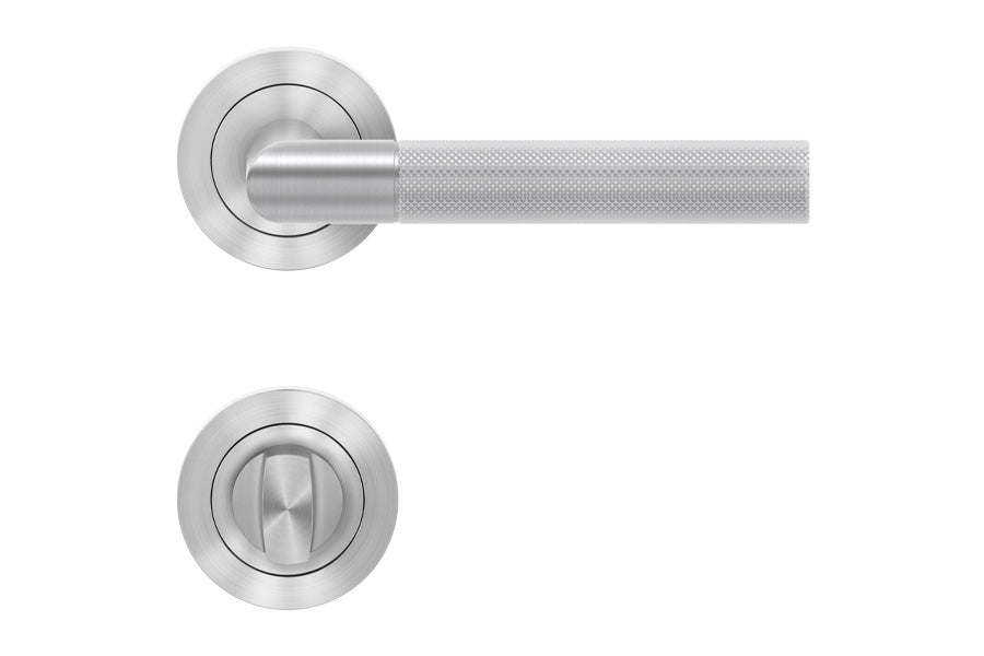 Karcher Design Studio One 3-Piece Rose Leverset for Custom-bored Door