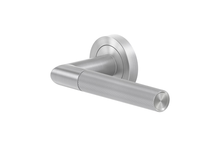 Karcher Design Studio One 3-Piece Rose Leverset for Custom-bored Door