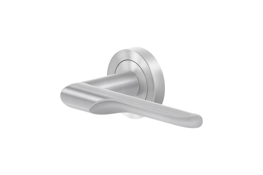 Karcher Design Maranello 3-Piece Rose Leverset for Custom-bored Door
