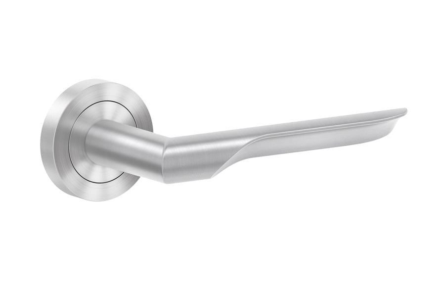 Karcher Design Maranello 3-Piece Rose Leverset for Custom-bored Door