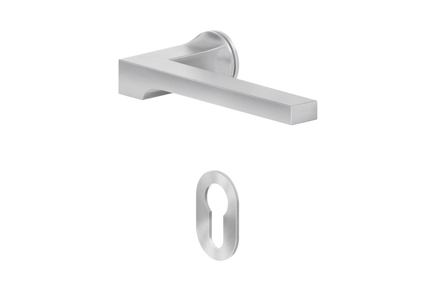 Karcher Design Soho Mini Rose Leverset for Custom-bored Door