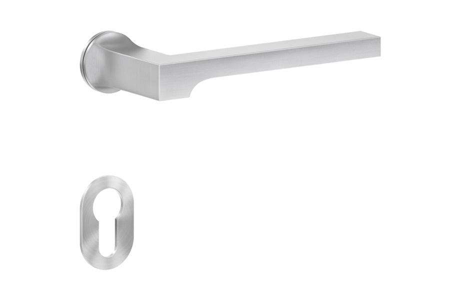 Karcher Design Soho Mini Rose Leverset for Custom-bored Door