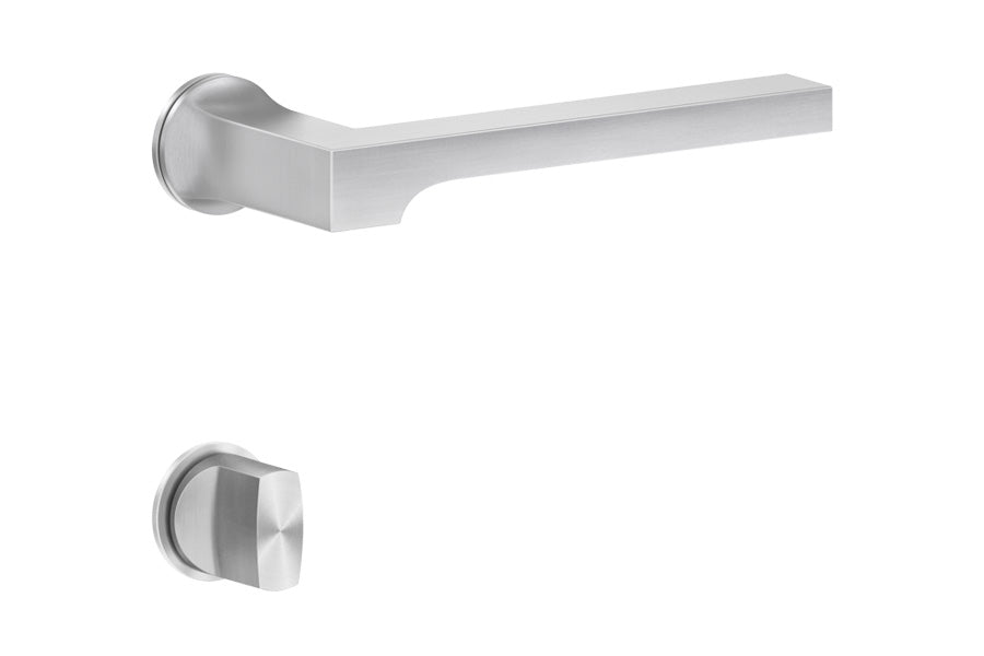 Karcher Design Soho Mini Rose Leverset for Custom-bored Door