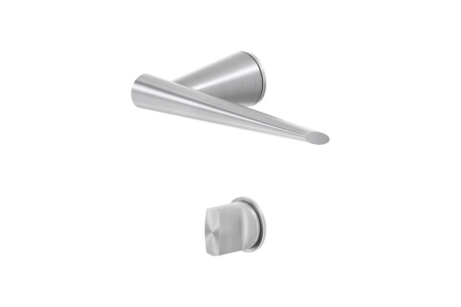 Karcher Design Brooklyn Mini Rose Leverset for Custom-bored Door
