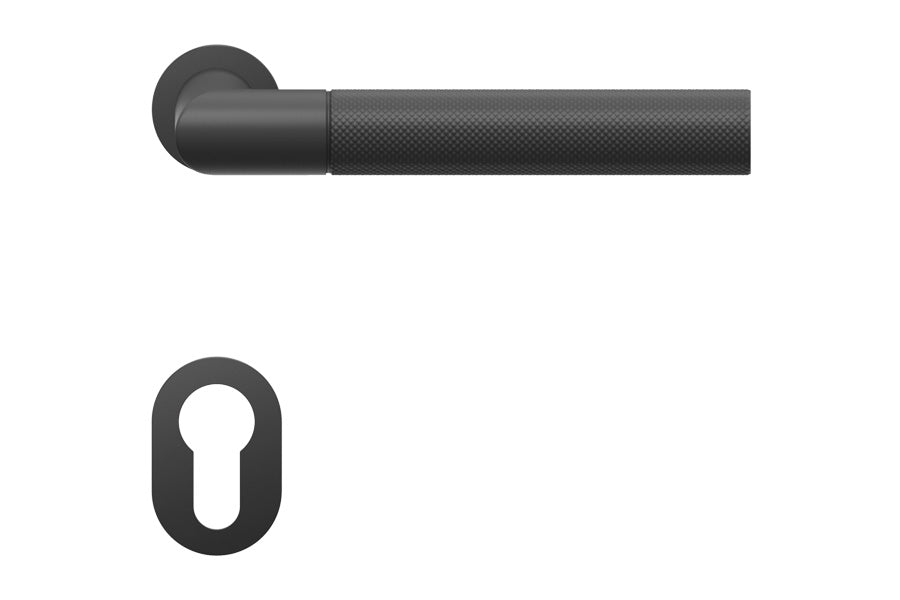 Karcher Design Studio One Mini Rose Leverset for Custom-bored Door