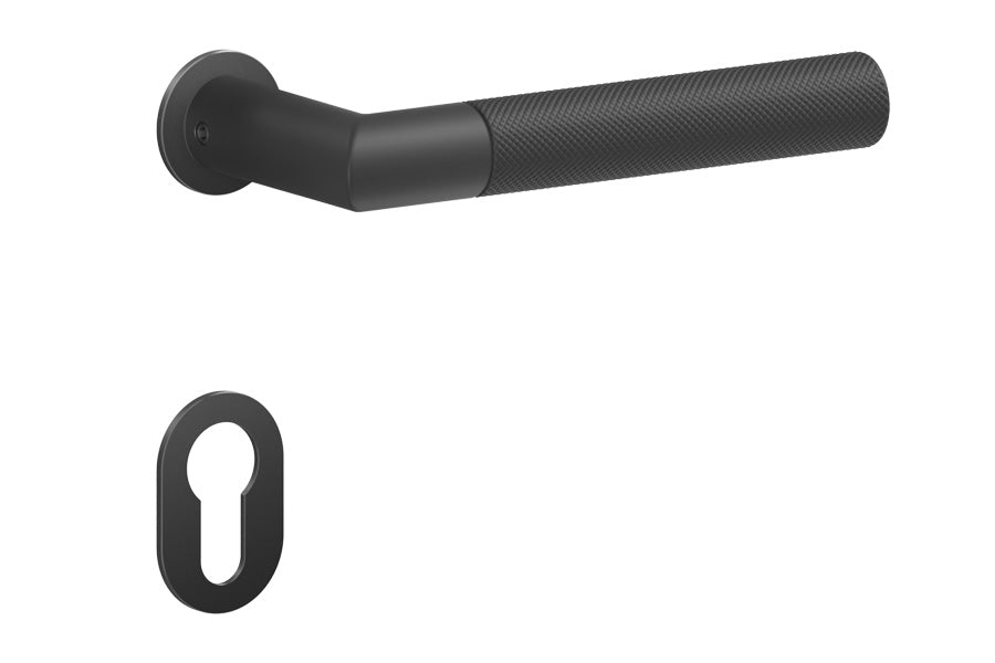 Karcher Design Studio One Mini Rose Leverset for Custom-bored Door