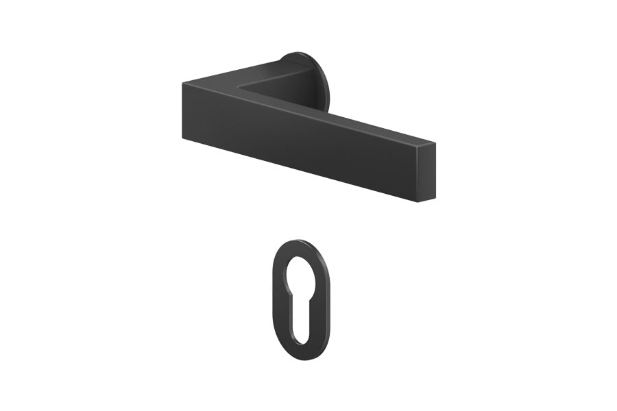 Karcher Design Venedig Mini Rose Leverset for Custom-bored Door