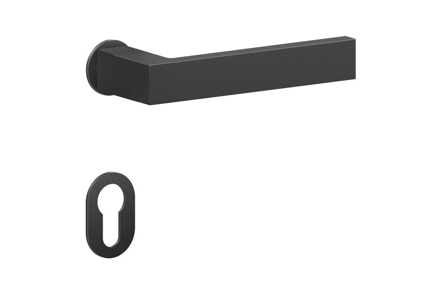 Karcher Design Venedig Mini Rose Leverset for Custom-bored Door
