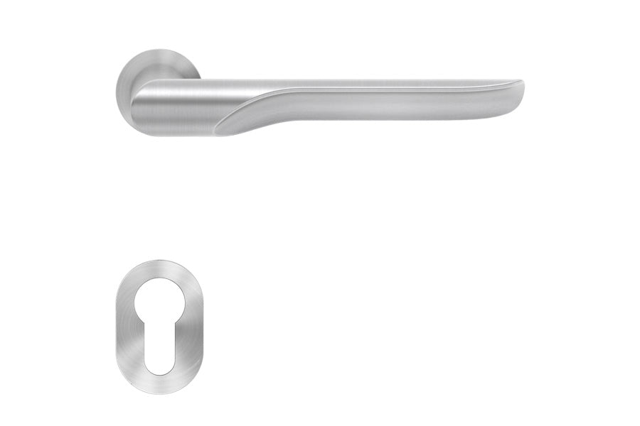 Karcher Design Maranello Mini Rose Leverset for Custom-bored Door
