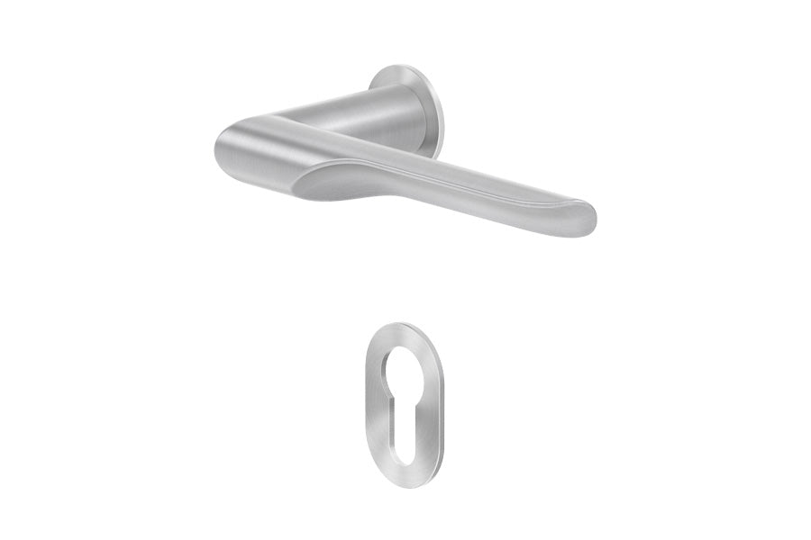 Karcher Design Maranello Mini Rose Leverset for Custom-bored Door