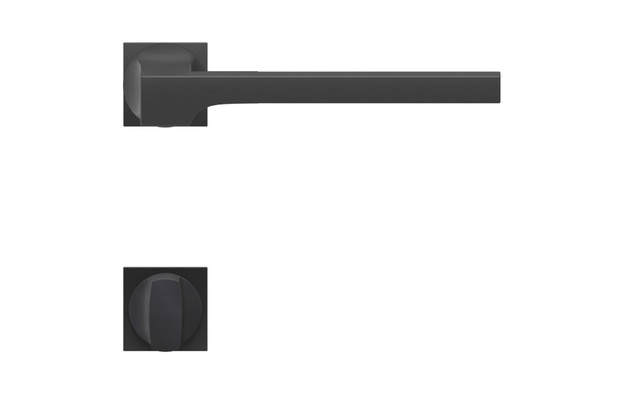 Karcher Design Soho Mini Rose Leverset for Custom-bored Door