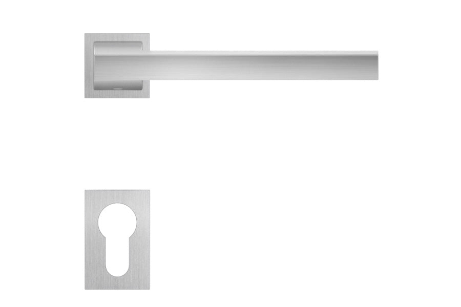 Karcher Design Boston Mini Rose Leverset for Custom-bored Door