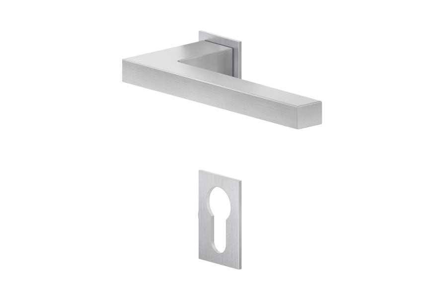 Karcher Design Boston Mini Rose Leverset for Custom-bored Door