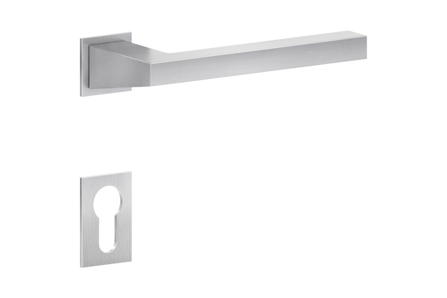 Karcher Design Boston Mini Rose Leverset for Custom-bored Door