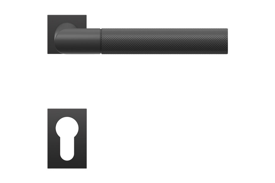 Karcher Design Studio One Mini Rose Leverset for Custom-bored Door