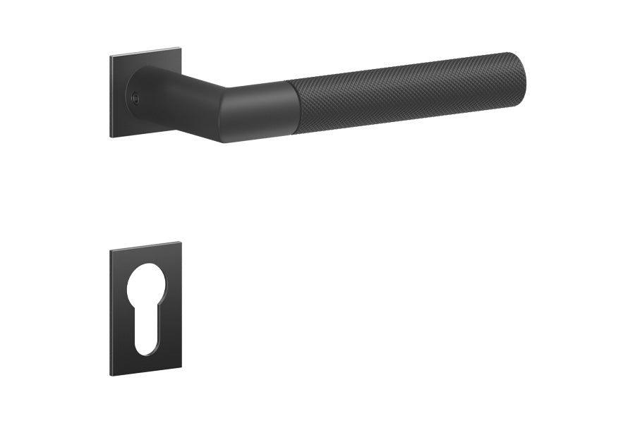 Karcher Design Studio One Mini Rose Leverset for Custom-bored Door