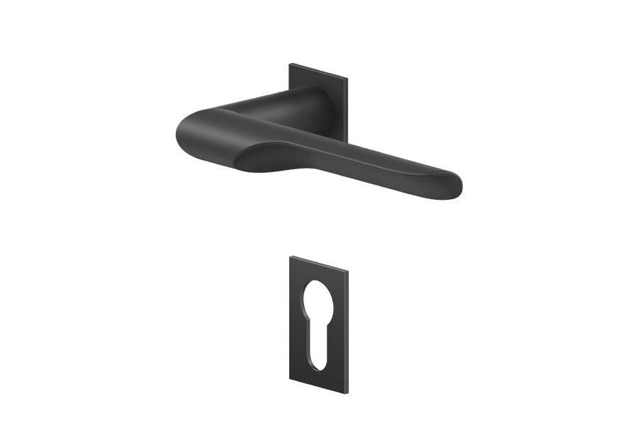 Karcher Design Maranello Mini Rose Leverset for Custom-bored Door