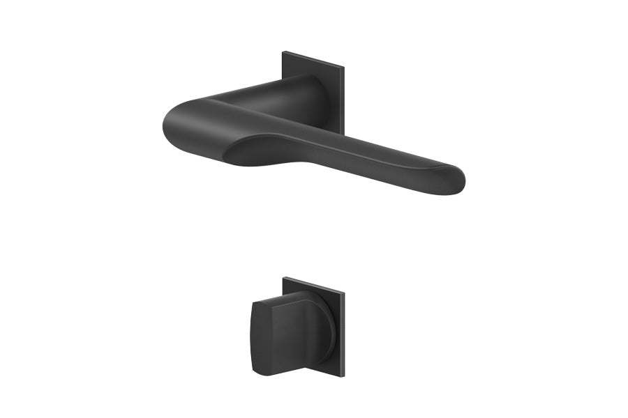 Karcher Design Maranello Mini Rose Leverset for Custom-bored Door