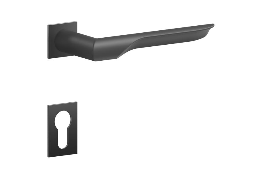Karcher Design Maranello Mini Rose Leverset for Custom-bored Door