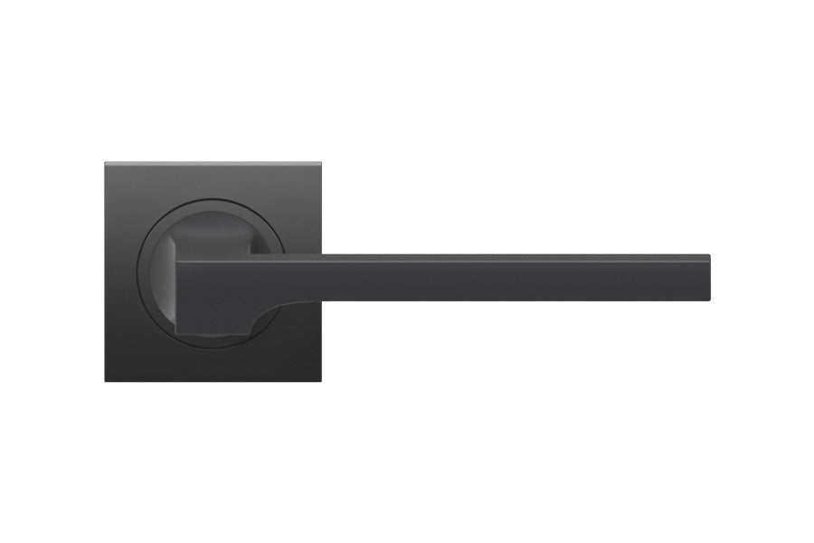 Karcher Design Soho 3-Piece Rose Leverset for Custom-bored Door