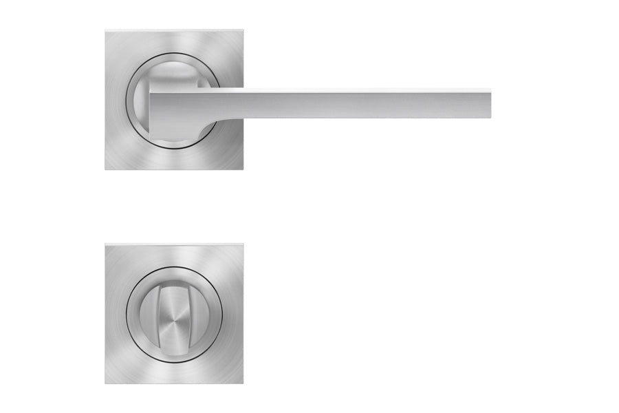 Karcher Design Soho 3-Piece Rose Leverset for Custom-bored Door