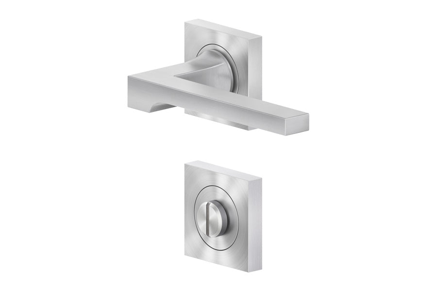 Karcher Design Soho 3-Piece Rose Leverset for Custom-bored Door
