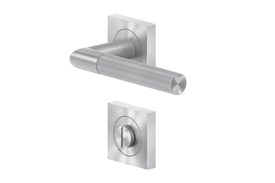 Karcher Design Studio One 3-Piece Rose Leverset for Custom-bored Door