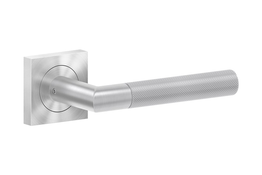 Karcher Design Studio One 3-Piece Rose Leverset for Custom-bored Door