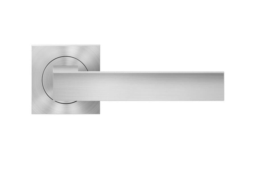 Karcher Design Venedig 3-Piece Rose Leverset for Custom-bored Door