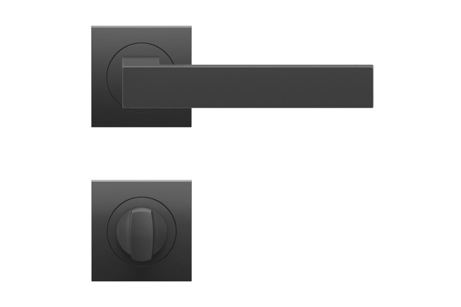 Karcher Design Venedig 3-Piece Rose Leverset for Custom-bored Door