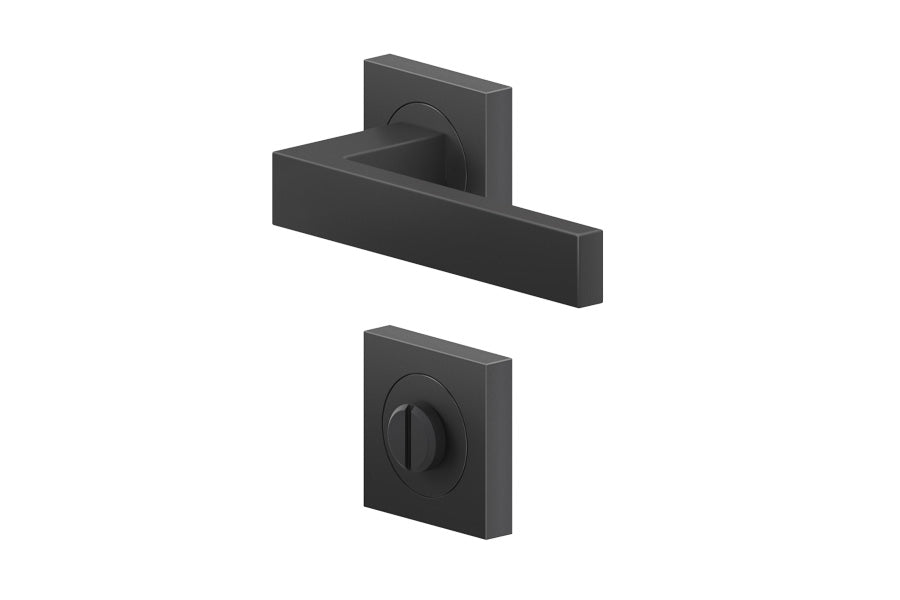 Karcher Design Venedig 3-Piece Rose Leverset for Custom-bored Door