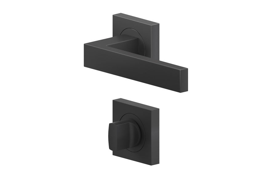 Karcher Design Venedig 3-Piece Rose Leverset for Custom-bored Door