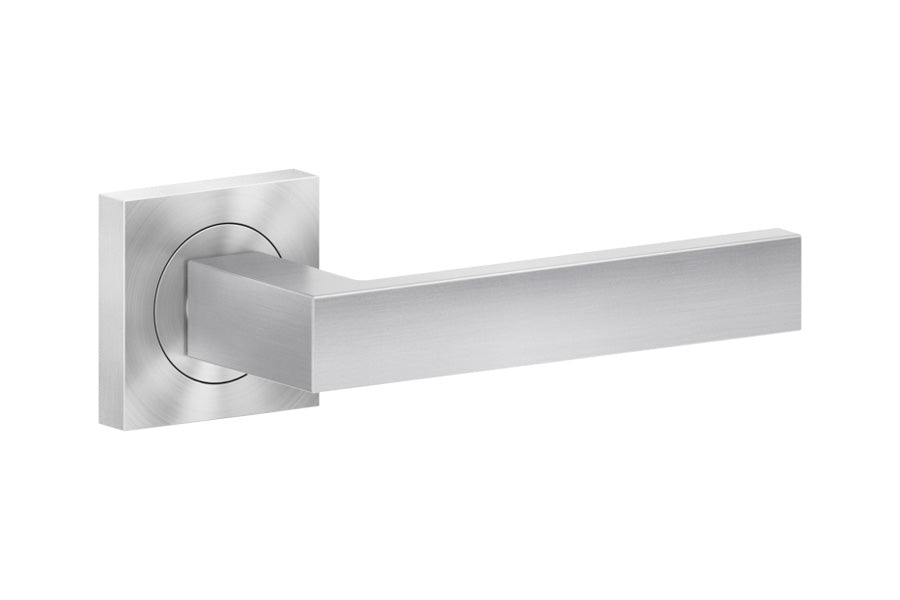 Karcher Design Venedig 3-Piece Rose Leverset for Custom-bored Door