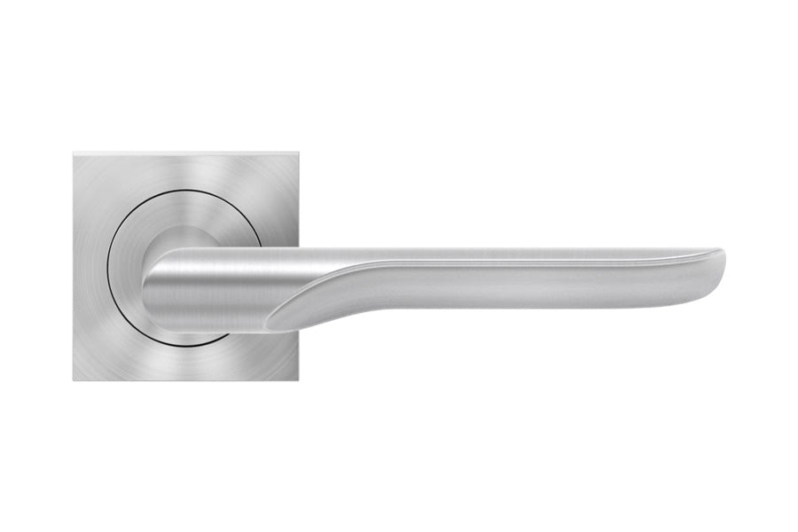 Karcher Design Maranello 3-Piece Rose Leverset for Custom-bored Door