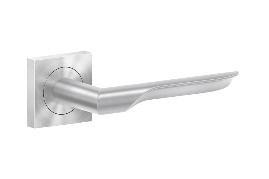 Karcher Design Maranello 3-Piece Rose Leverset for Custom-bored Door