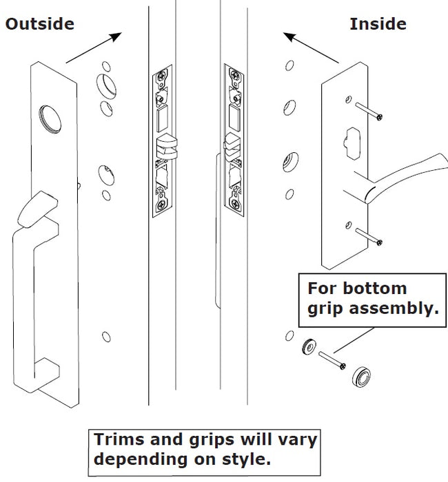 Emtek Hera Mortise Entry Set