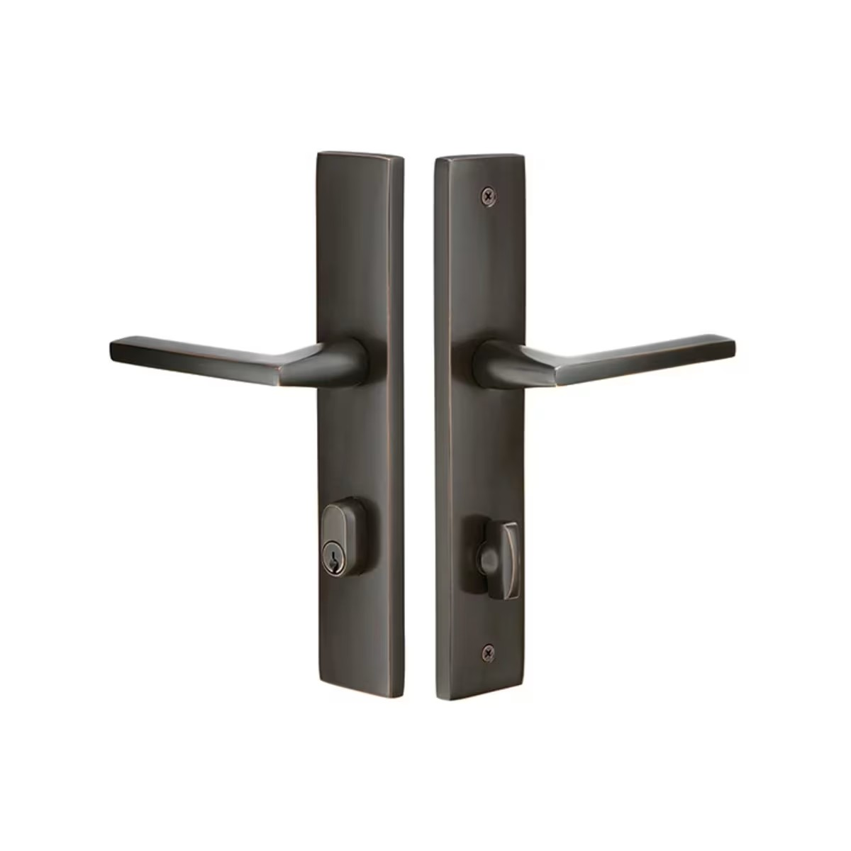 Emtek Exterior Modern Rectangular Keyed Stretto 2