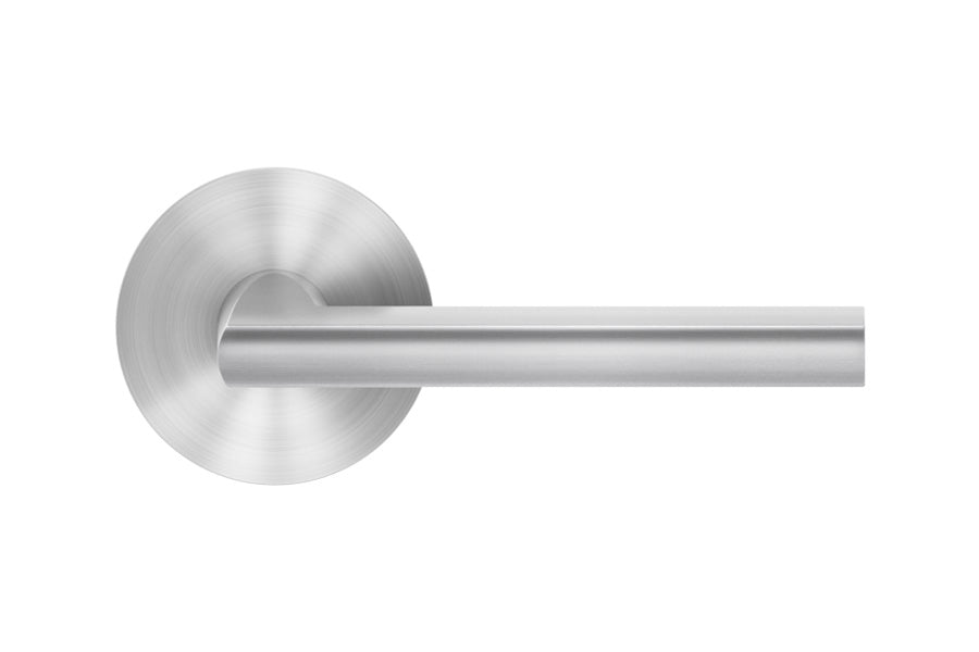 Karcher Design Montana Plan Design Rose Leverset for Pre-bored Door
