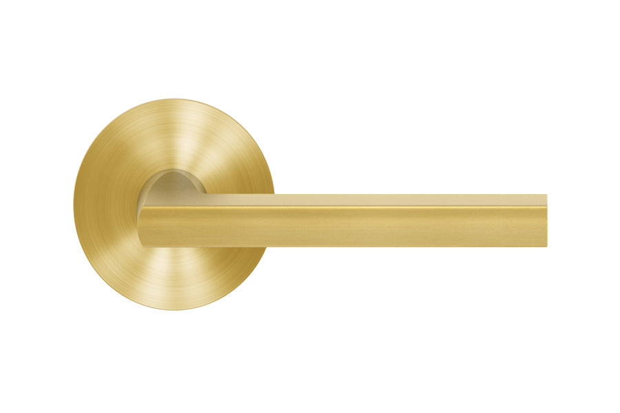 Karcher Design Montana Plan Design Rose Leverset for Pre-bored Door