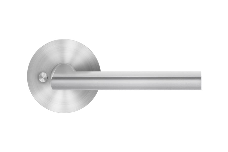 Karcher Design Montana Plan Design Rose Leverset for Pre-bored Door