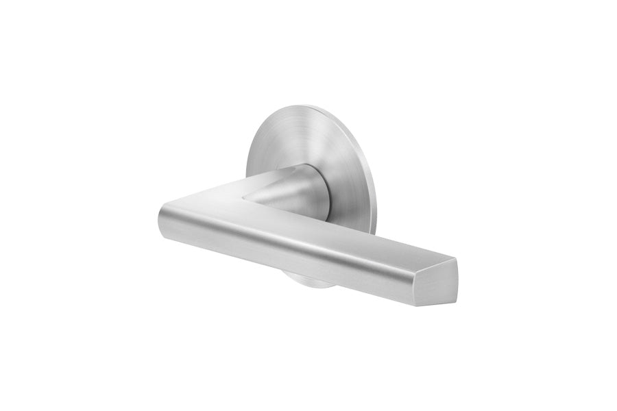 Karcher Design Montana Plan Design Rose Leverset for Pre-bored Door