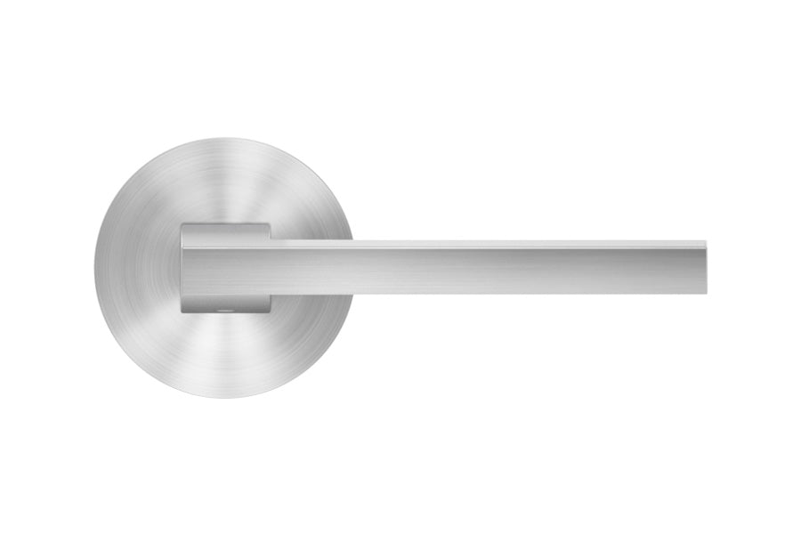 Karcher Design Boston Plan Design Rose Leverset for Pre-bored Door