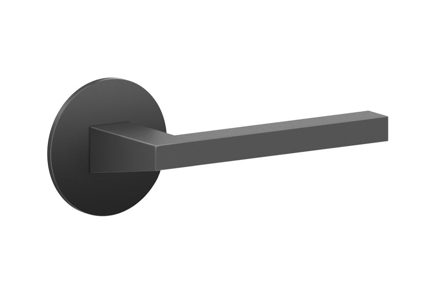 Karcher Design Boston Plan Design Rose Leverset for Pre-bored Door