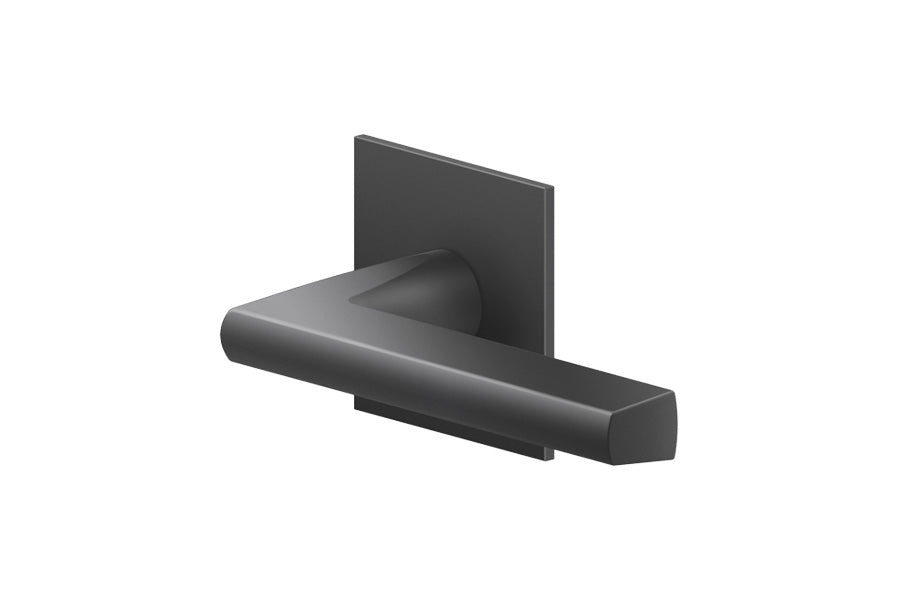 Karcher Design Montana Plan Design Rose Leverset for Pre-bored Door