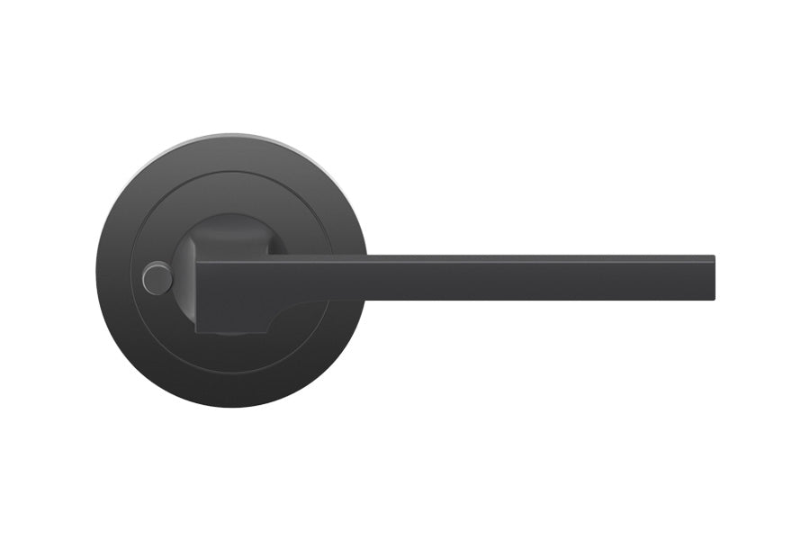 Karcher Design Soho 3-Piece Rose Leverset for Pre-bored Door