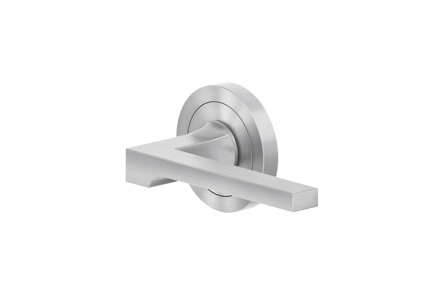 Karcher Design Soho 3-Piece Rose Leverset for Pre-bored Door