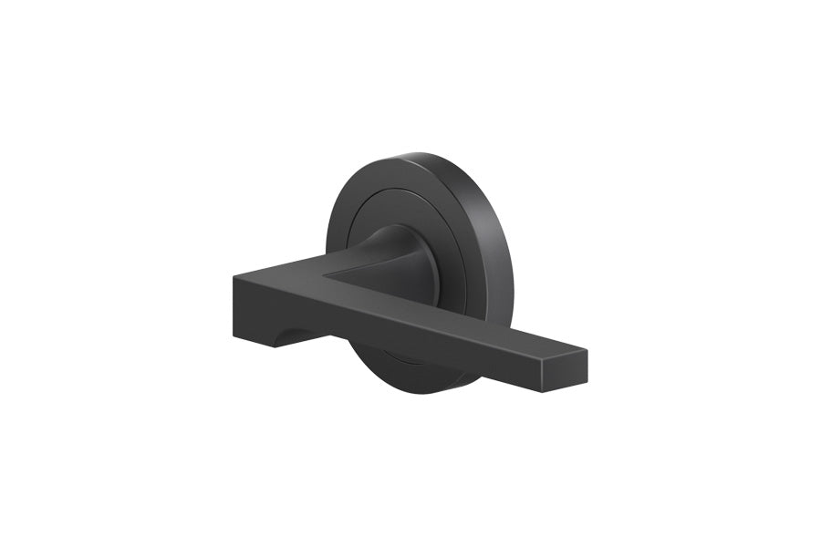 Karcher Design Soho 3-Piece Rose Leverset for Pre-bored Door