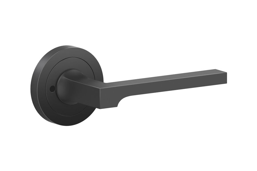 Karcher Design Soho 3-Piece Rose Leverset for Pre-bored Door