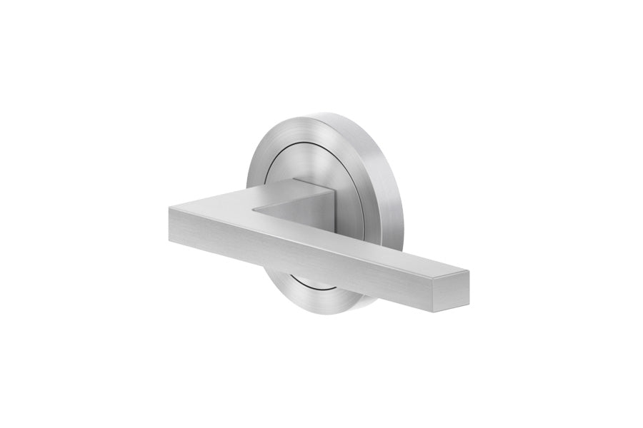 Karcher Design Boston 3-Piece Rose Leverset for Pre-bored Door